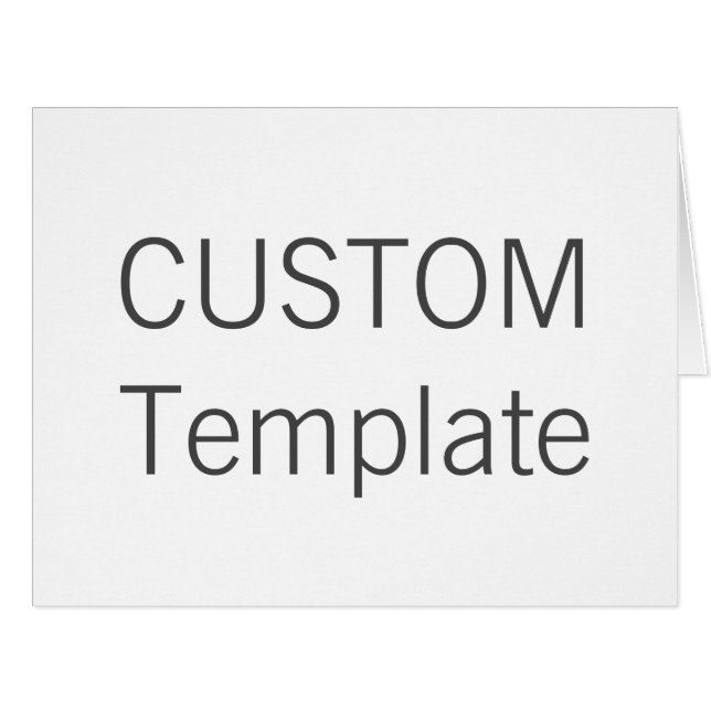 Custom Christmas Greeting Card 11 x 8.5" BIG LARGE (Front Horizontal)