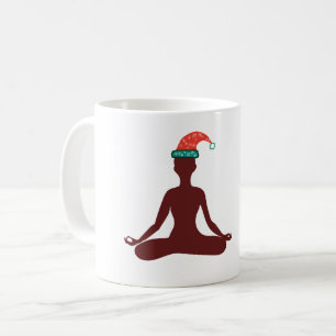 Custom Christmas & Happy New Year Yoga Coffee Mug