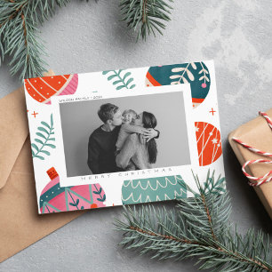 Custom Christmas & Holiday Postcard with photo