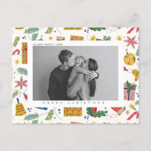 Custom Christmas & Holiday Postcard with photo
