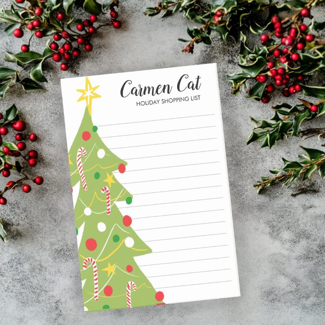 CUSTOM Christmas Holiday Shopping List Post-it Notes (CUSTOM Christmas Holiday Shopping List Post-it Notes
)