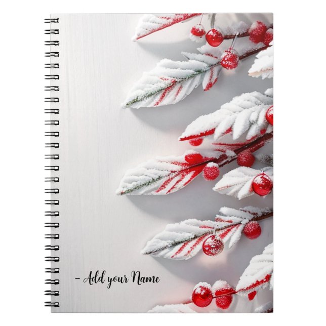Custom Christmas Notebook (Front)