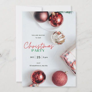  Custom Christmas Party Invite! Invitation