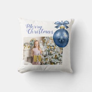 custom Christmas pillow add your photo