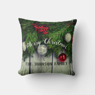 custom Christmas pillow to personalize