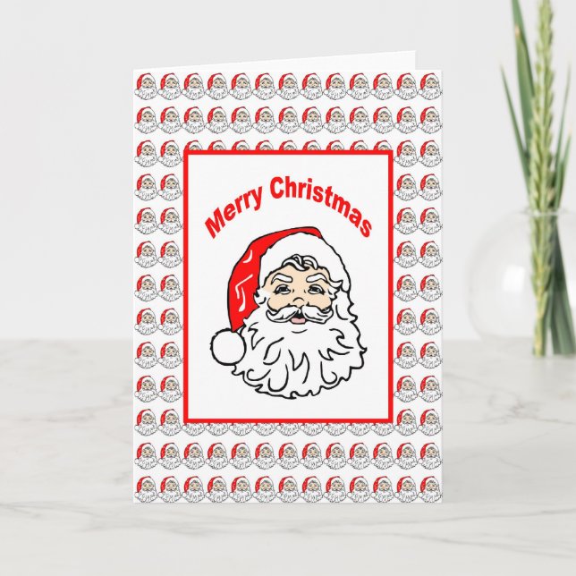 Custom Christmas Santa Card (Front)