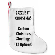 Custom Christmas Stocking SMALL 1-sided Print
