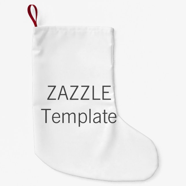 Custom Christmas Stocking SMALL 2-sided Print (Front)