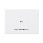 Custom Chubby 3.5 x 2.5 business card vertical