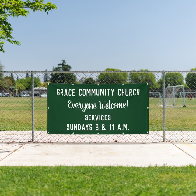 Custom Church Banner (Insitu)
