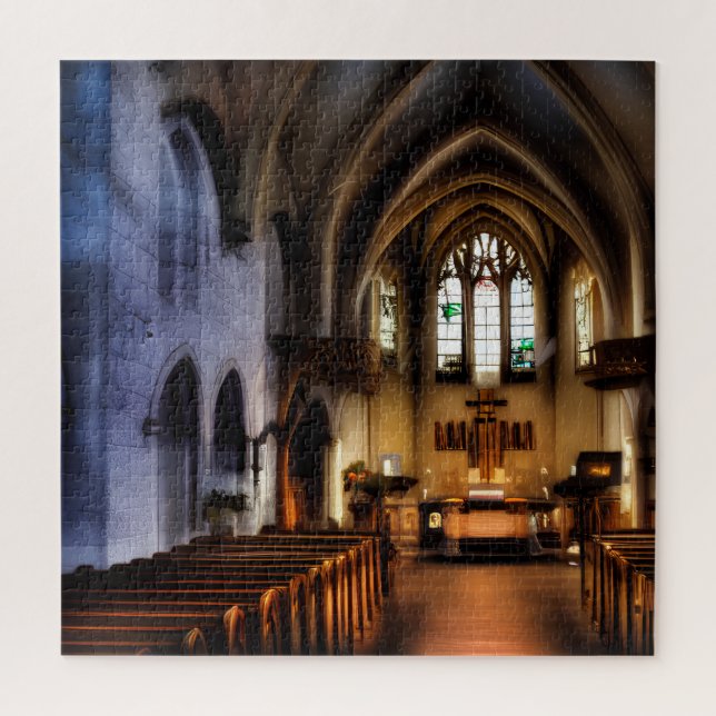 Custom Church Fantasy Art 08 Jigsaw puzzle (Vertical)