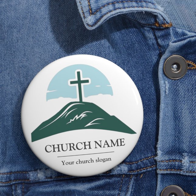 Custom Church Logo Branded Button  (Creator Uploaded)