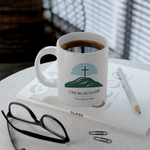 Custom Church Logo Branded  Large Coffee Mug