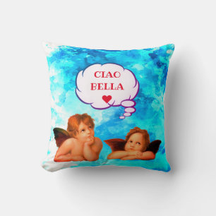 Custom CIAO BELLA Cherubs Angels Valentines Cushion