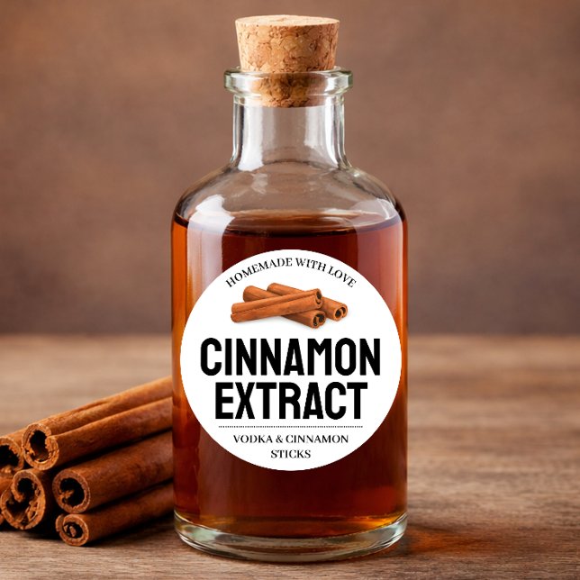 Custom Cinnamon Extract label CN101rd (Creator Uploaded)