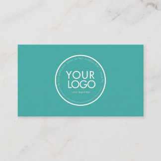 Custom Circle Logo Modern Business card template