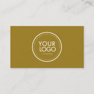Custom Circle Logo Modern Business card template