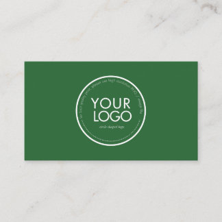 Custom Circle Logo Modern Business card template