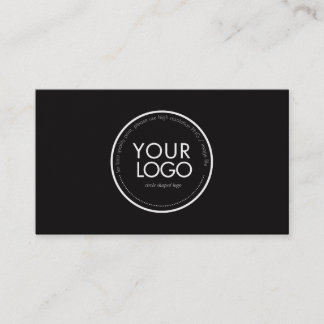 Custom Circle Logo Modern Business card template