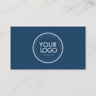 Custom Circle Logo Modern Business card template