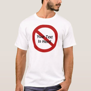 Custom Circle with Slash T-Shirt