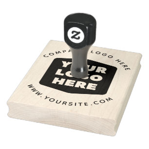 Custom Circular Your Company Logo Rubber Stamp