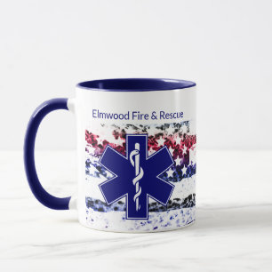 Custom City Fire and Rescue Mug