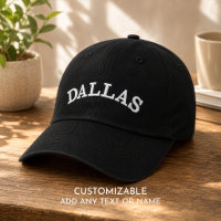 Custom City Name Stylish Minimalist Simple