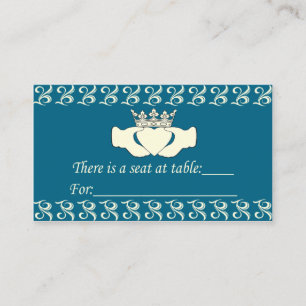 Custom Claddagh Place Card
