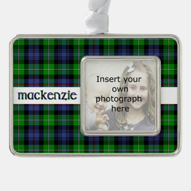 Custom Clan MacKenzie Tartan Decoration (Front)
