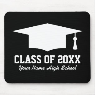 Custom class graduation party favour mouse pad