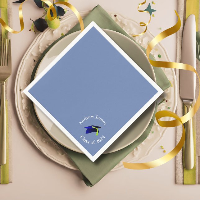 Custom Class of 2026 Graduation Cap Napkin (Creator Uploaded)