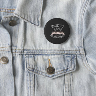 Custom Class of 2027 Senior Shirt 6 Cm Round Badge