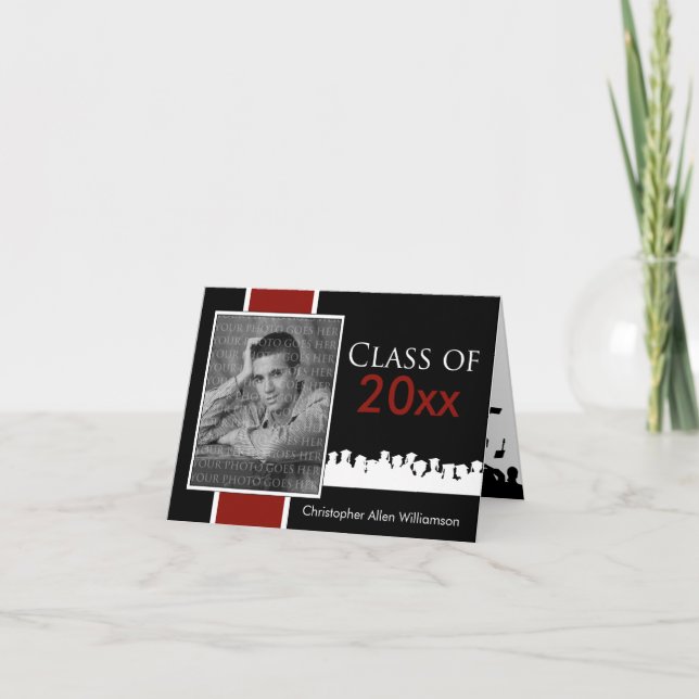Custom Class of [YEAR] Graduation Announcement (Front)