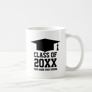 Custom class of year graduation party 2024 coffee mug