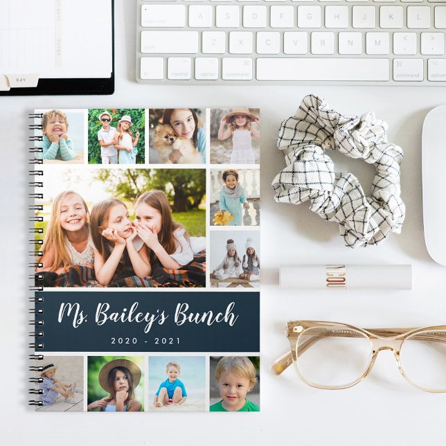 Custom Class Photo Collage Teacher Appreciation Notebook (Creator Uploaded)