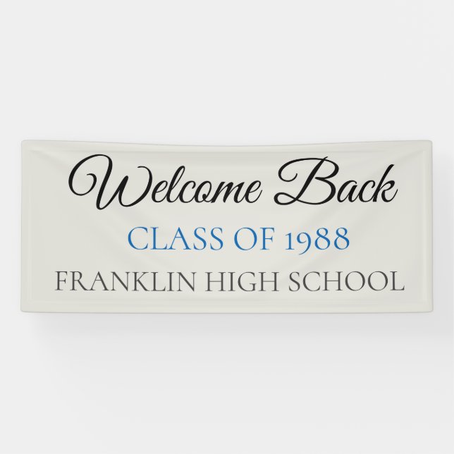 CUSTOM Class Reunion banner (Horizontal)