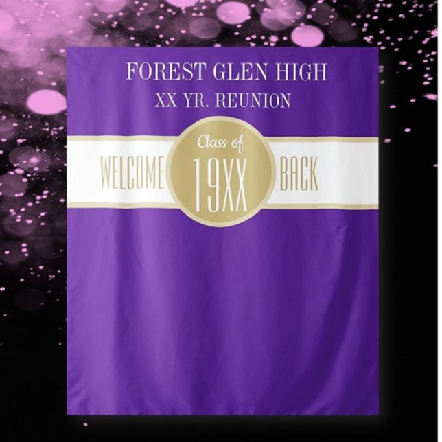 CUSTOM!! Class Reunion Photo backdrop Tapestry (Creator Uploaded)