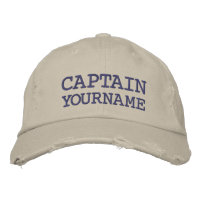 Custom Classic Captain Or Boat Name