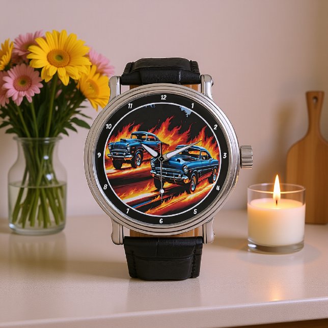 Custom Classic Car Flames Watch (Creator Uploaded)
