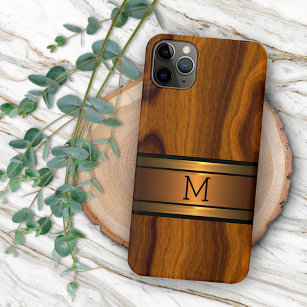 Custom Classic Cool Trendy Wood Grain Pattern iPhone 11Pro Max Case