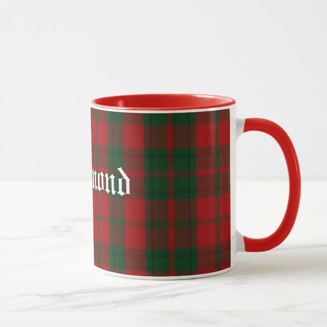 Custom Classic Drummond Tartan Plaid Mug (Right)