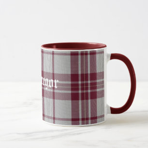 Custom Classic MacGregor Dress Tartan Plaid Mug