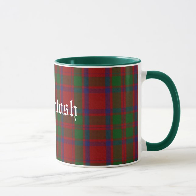 Custom Classic MacIntosh Tartan Plaid Mug (Right)