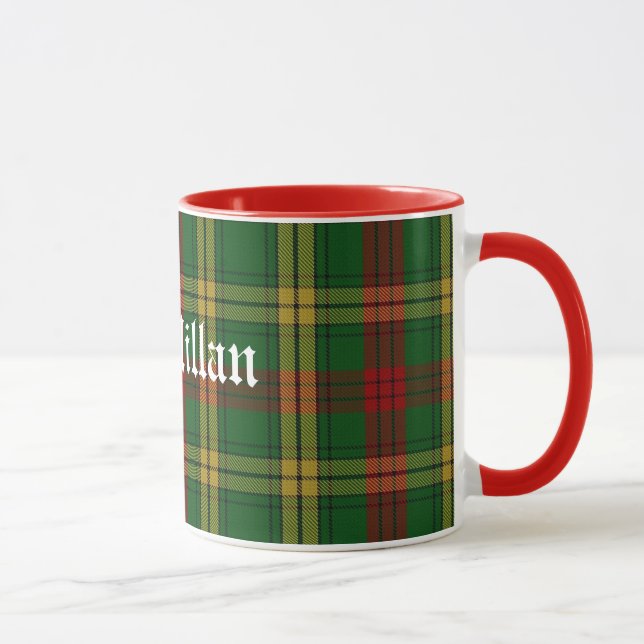 Custom Classic MacMillan Tartan Plaid Mug (Right)
