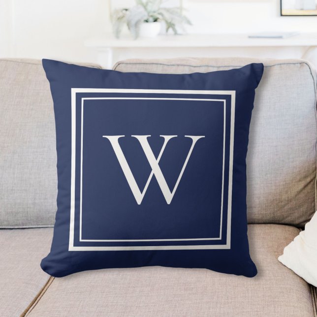 Custom Classic Monogram Initial Name Cushion (Creator Uploaded)