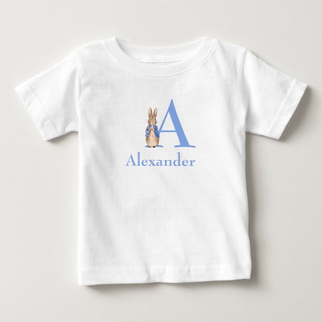 Custom Classic Rabbit blue jacket Baby T-Shirt (Front)