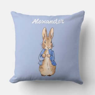 Custom Classic Rabbit blue jacket Cushion