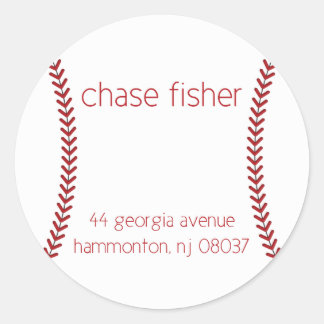 custom classic round sticker