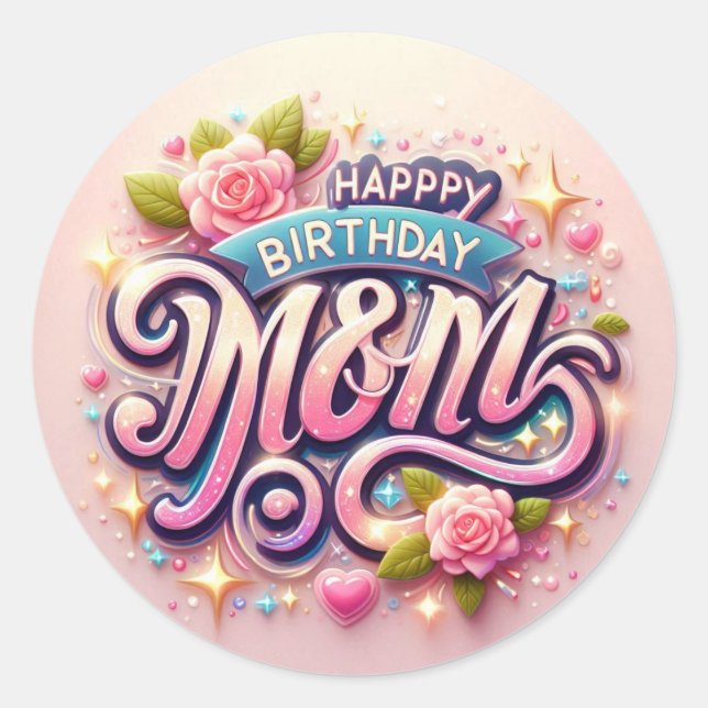 Custom Classic Round Stickers, Format: Sheet of St Sticker (Front)